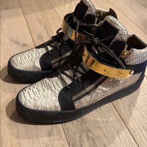 Giuseppe Zanotti python Embossed Trainers! Size 45 / US 12